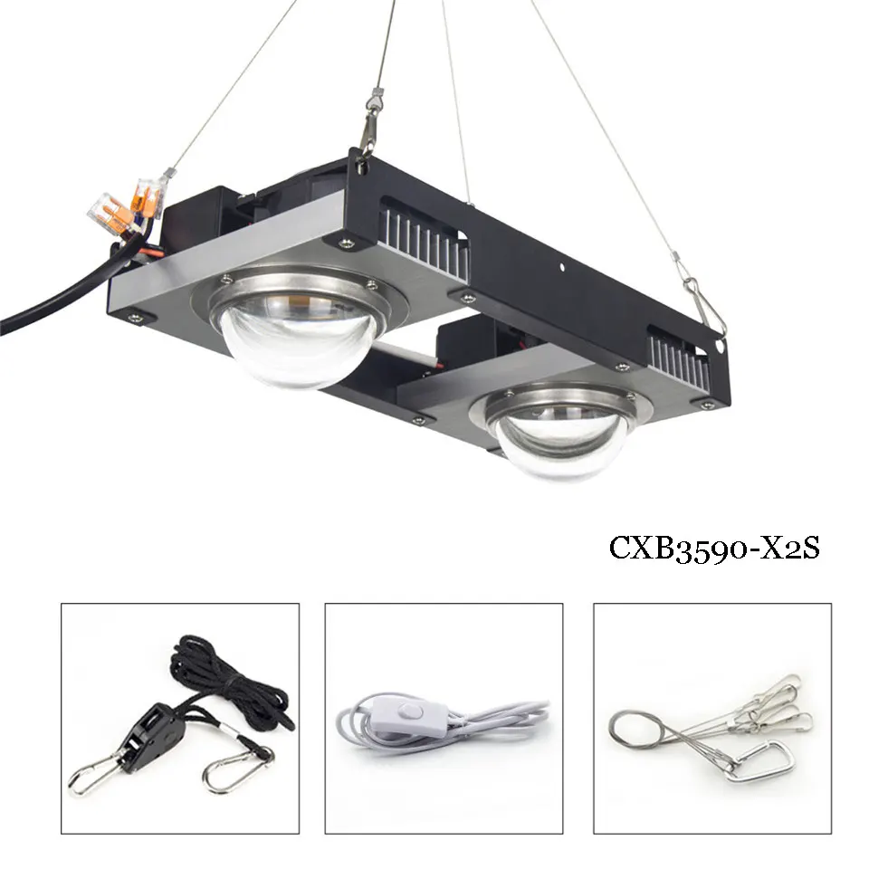 CREE CXB3950 200W COB светодиодный свет для выращивания полного спектра 100 Вт 200 Вт Citizen& CXB3590 светодиодный светильник для выращивания растений домашняя игровая палатка теплицы гидропонный завод - Испускаемый цвет: CREE CXB3950 200W