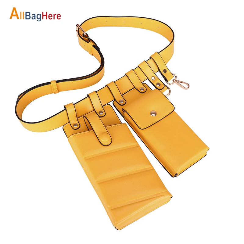 Модная поясная сумка из искусственной кожи для женщин качественные нагрудные