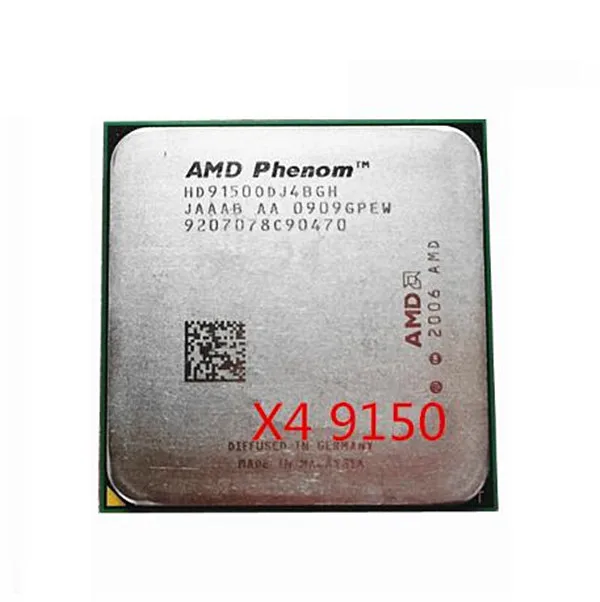 Процессор AMD Phenom X4 9150 четырехъядерный процессор (1 8 ГГц/2 м/65 Вт/2000 ГГц) Разъем am2 +