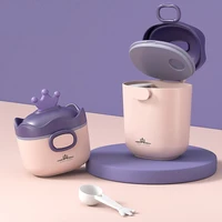 portable airtight baby milk powder food supplement storage rice flour box spoon cereal infant children toddle snacks container