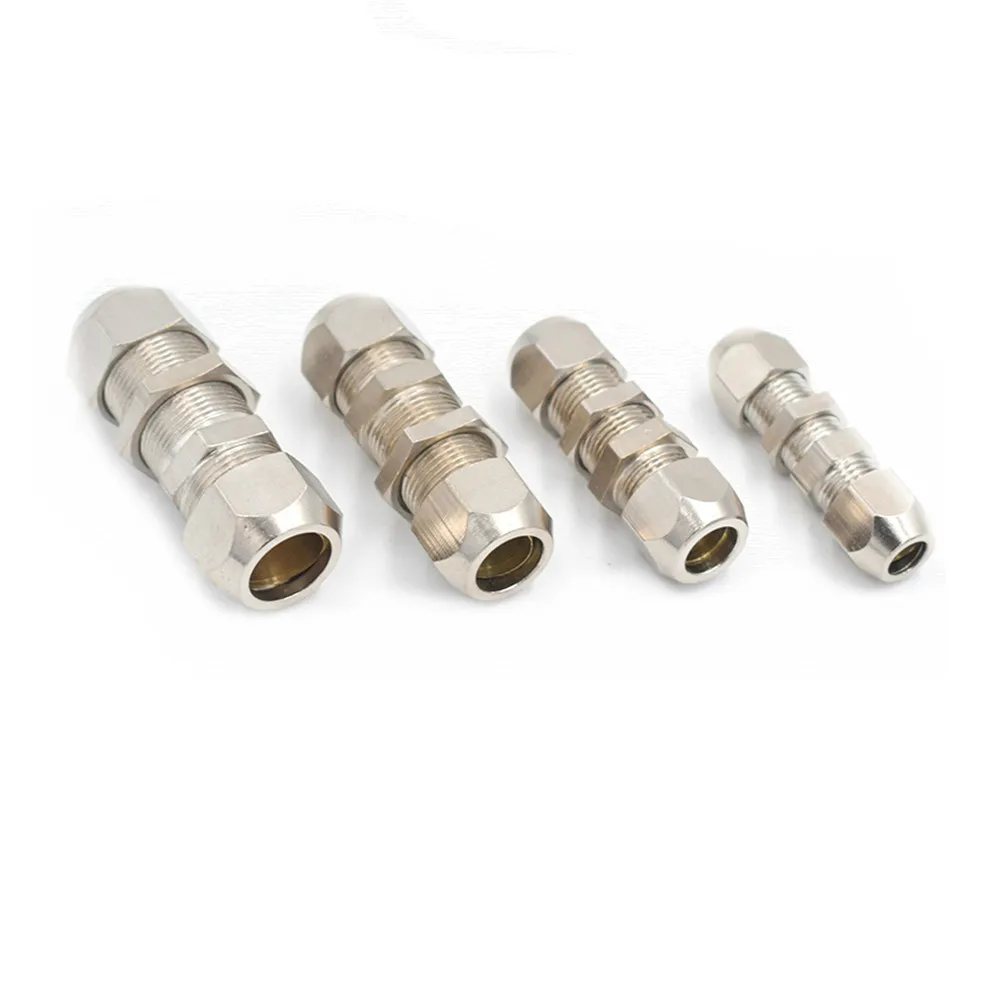 Переборки прямо пуш ап латунный масло трубопроводная арматура 4681012 14 16 мм диаметр