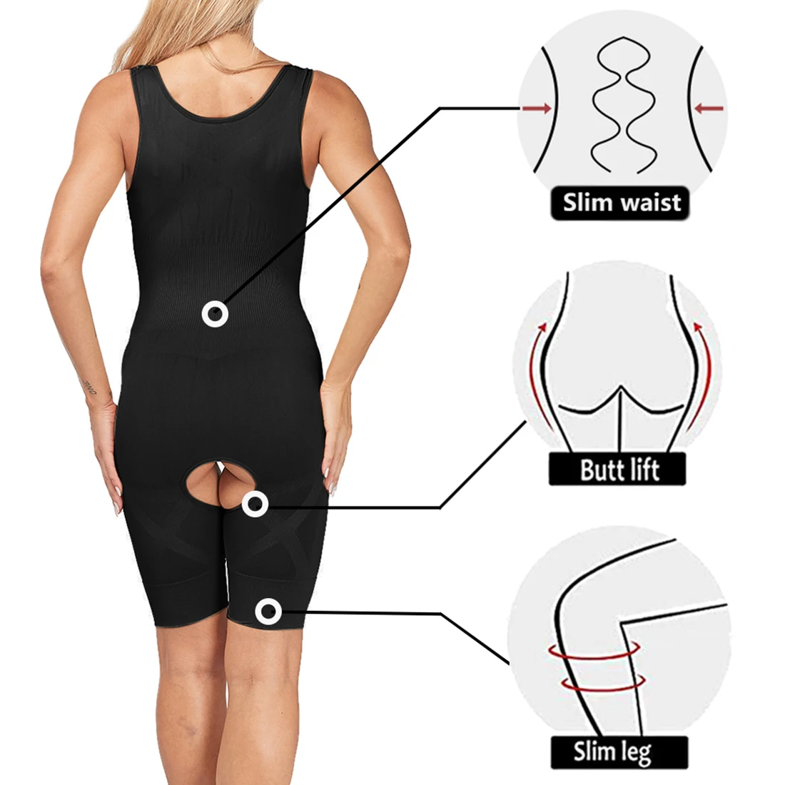 Тренажер для талии женщин Корректирующее белье похудения боди тела