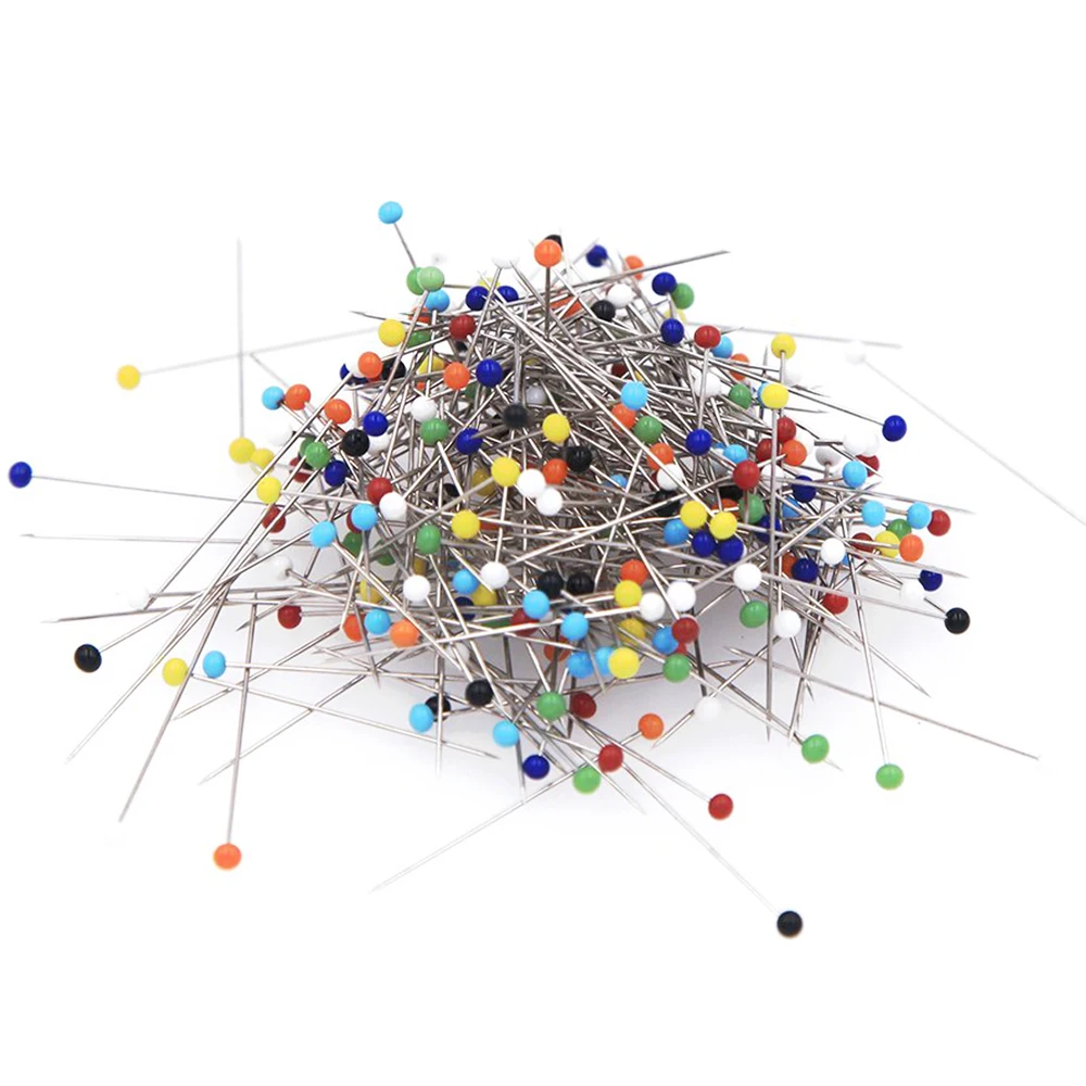 100 шт./кор. швейные булавки стеклянные с шариковой головкой для изготовления