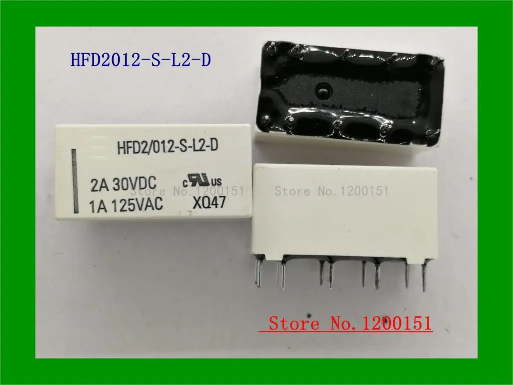 HFD2-012-S-L2-D HFD2/012-S-L2-D 2A 30VDC магнитное защелкивающееся реле dip-8 | Электронные