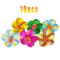 10pcs christmas wedding hawaii party summer party diy decorations artificial flowers hula girls favor hair decoration flower