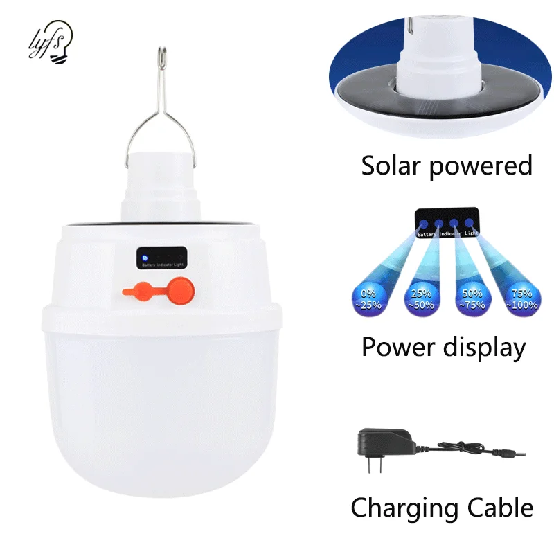 Фонасветильник на солнечной батарее уличная водонепроницаемая лампа с дисплеем