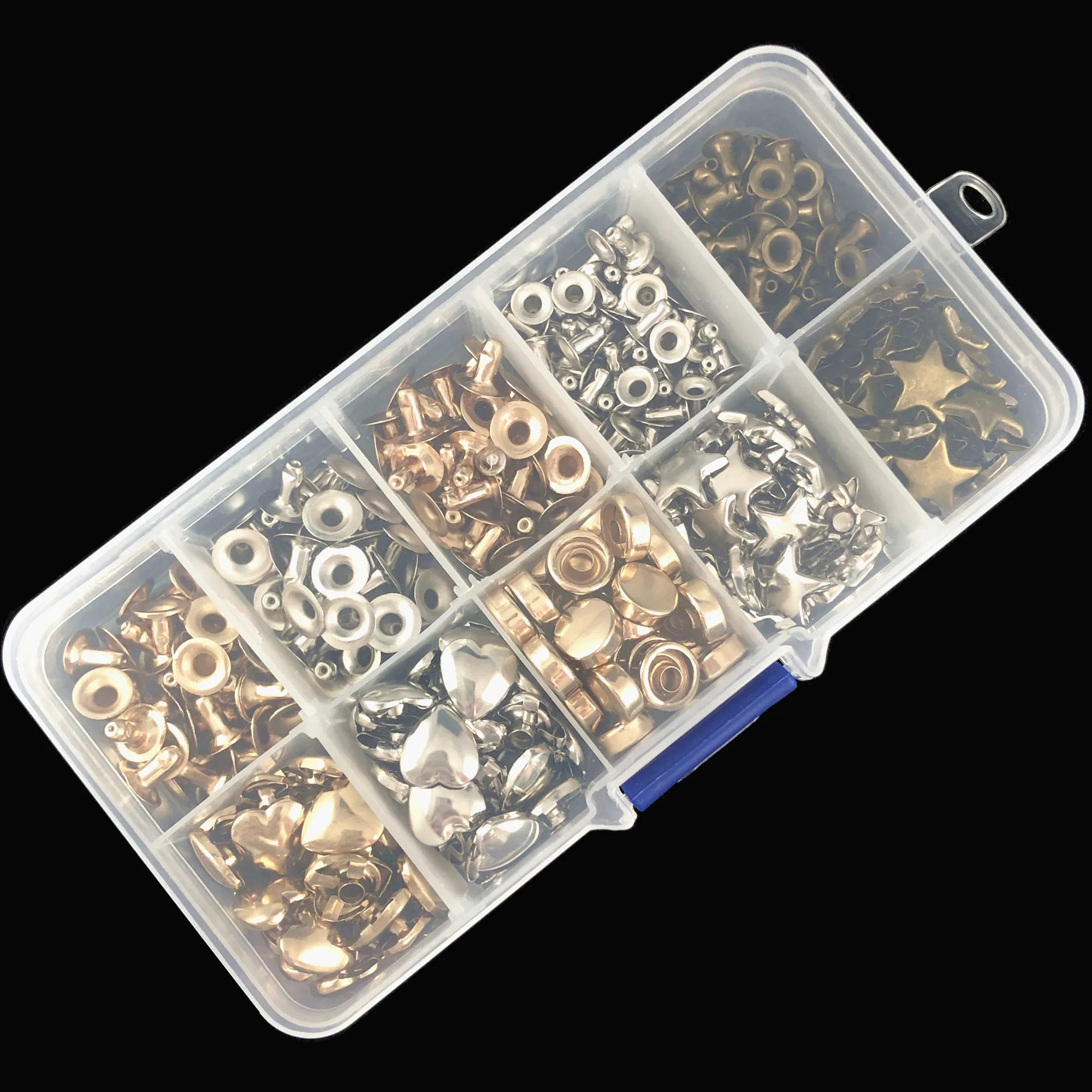 YORANYO 170 комплектов смешанные сердца заклепки Звезда пятна модные круглые для