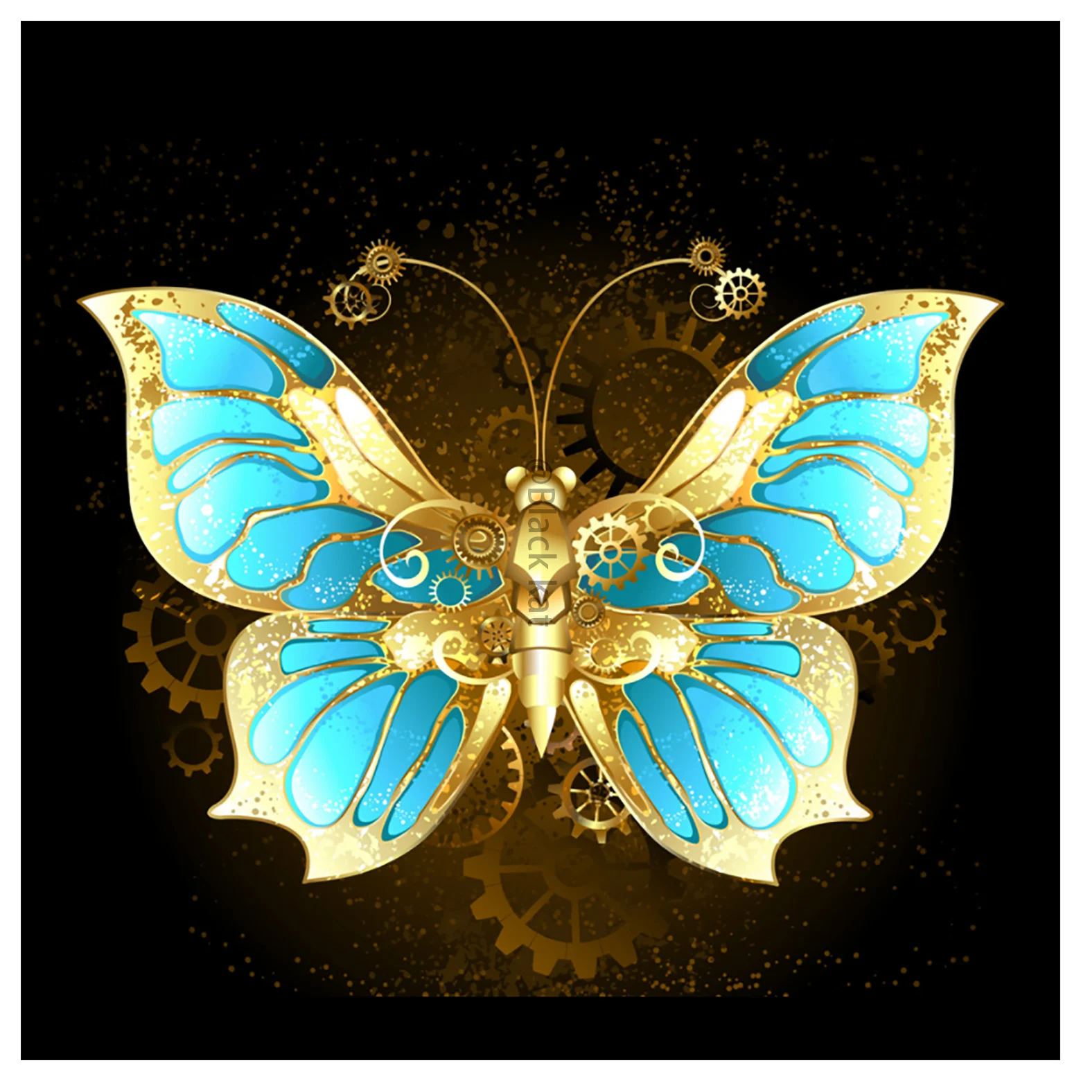 

Новый металлический трафарет для тиснения в виде бабочки в стиле стимпанк для скрапбукинга