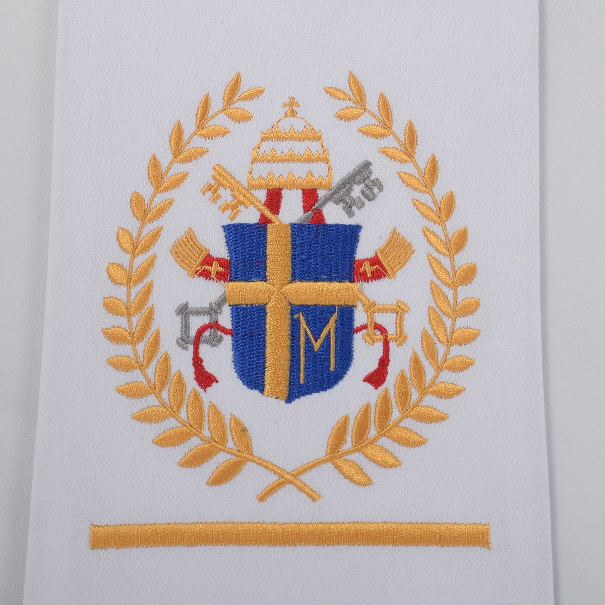 Свадебный палантин с вышивкой крестом длина 110 дюйма |