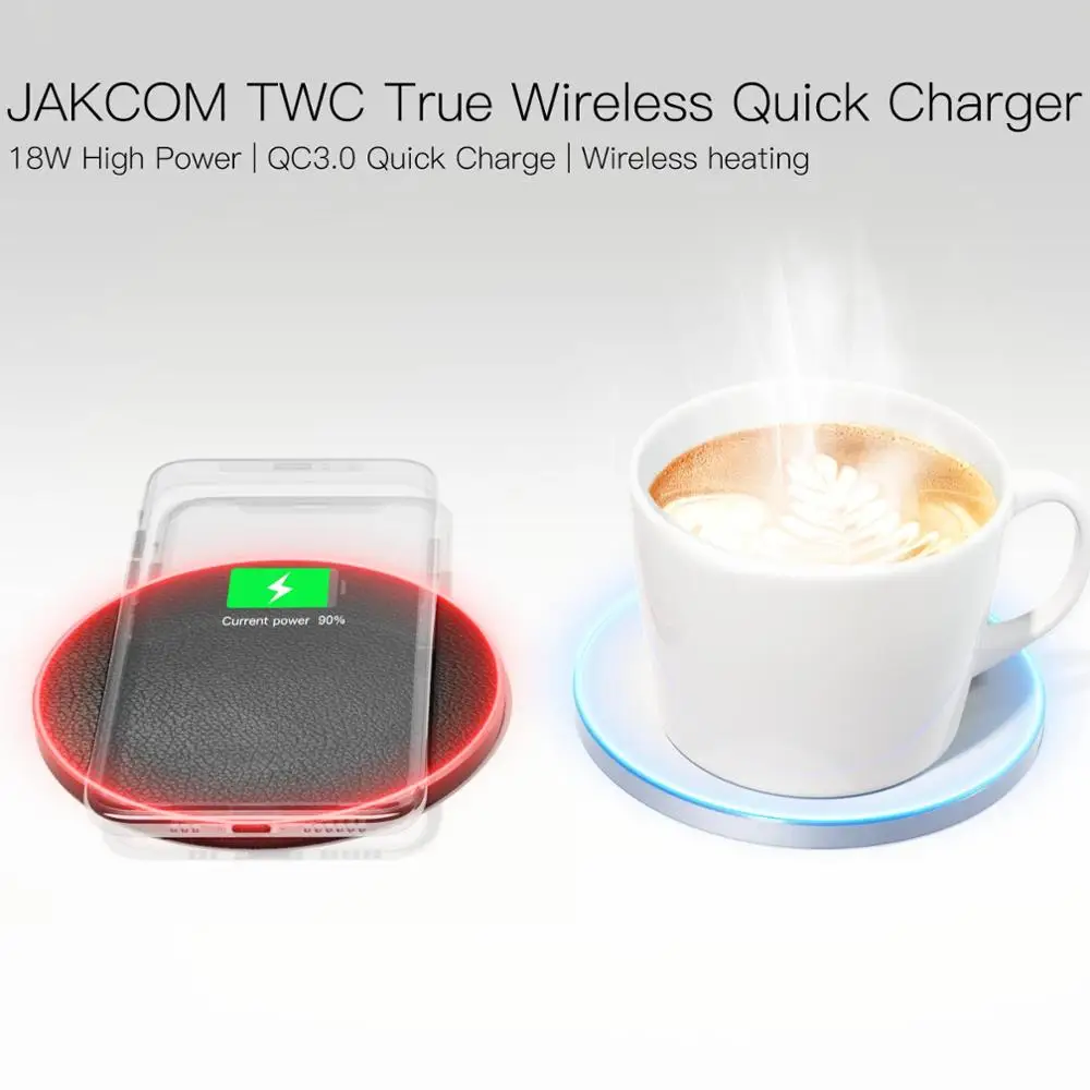 

JAKCOM TWC True Wireless Quick Charger better than 10 pro key phone charger galaxy buds gan 12 mini adapters