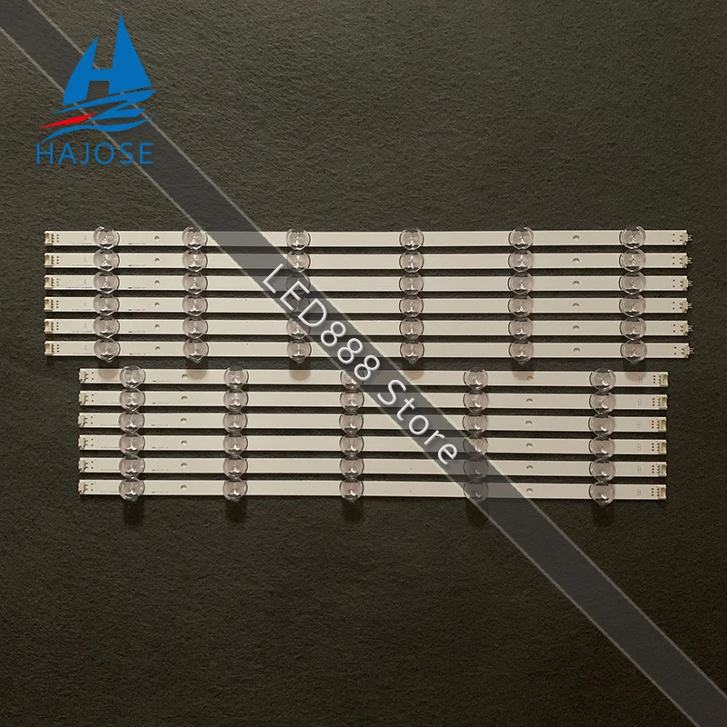 Партиями по 5 комплектов 100% Новый 12 шт/комплект светодиодный для L G 60 ТВ 60GB6500 60LF6090