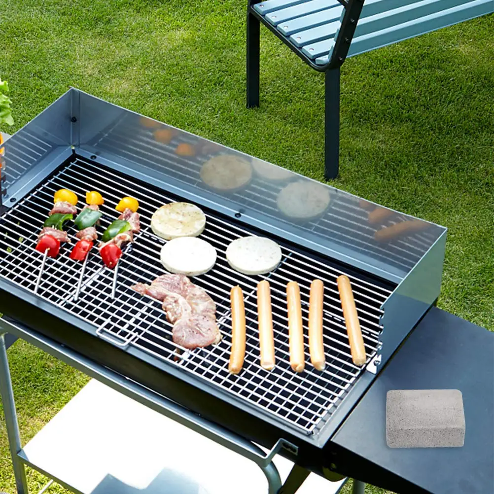

3pcs BBQ Grill Cleaning Brick Block Barbecue Cleaning Stone BBQ Racks Stains Grease Cleaner BBQ Tools Kitchen Gadgets decorates