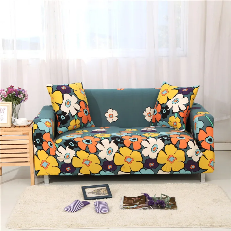 

Stretch Slipcovers Sectional Elastic Stretch Sofa Cover for Living Room Couch Cover L shape Armchair Cover Single/Two/Three seat
