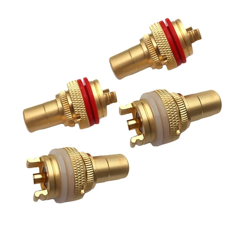 8 шт. красный + белый RCA гнездо шасси высокое качество CMC Женский Разъем Phono медная