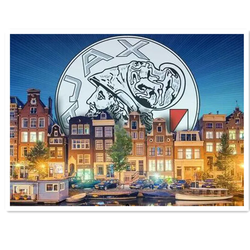 5D сделай сам круглая алмазная живопись логотип Сен-Жермен Футбол вышивка