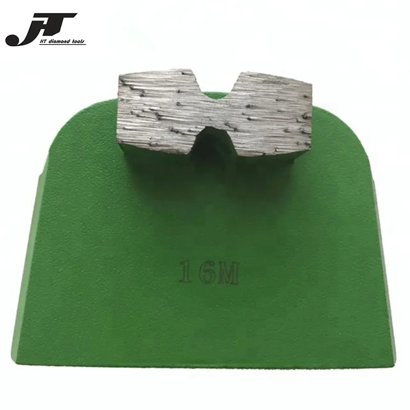 HT  Grinding Pads with H Shape Segment Concrete Grinding Pads Floor Polishing Disc for Concrete Terrazzo 12PCS