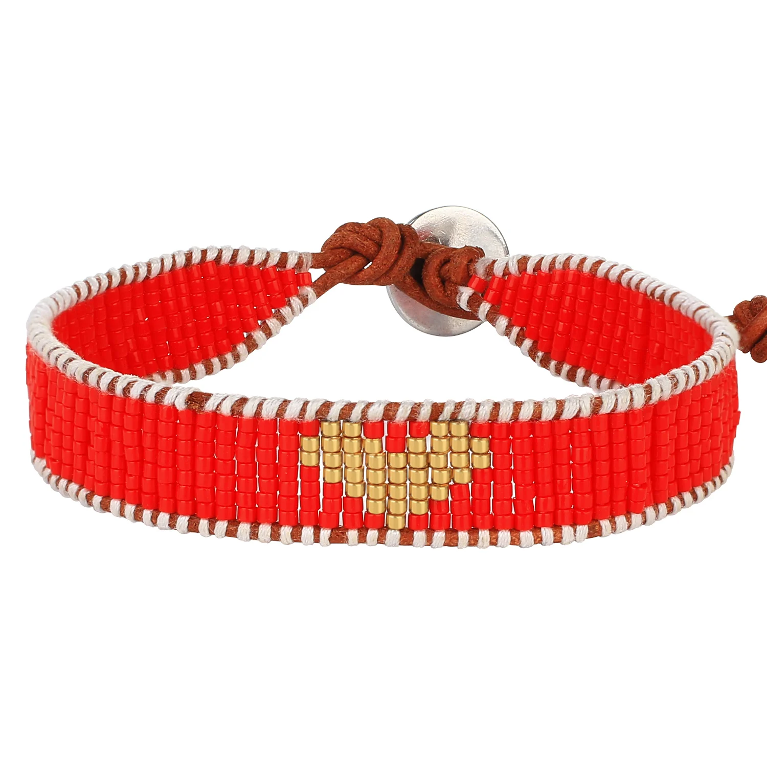 

KELITCH New 2022 Bohemia Miyuki Seed Beads Women Bracelets Heart Charm Fashion Jewelry Couple Bangle Accessories Gift Wholesale