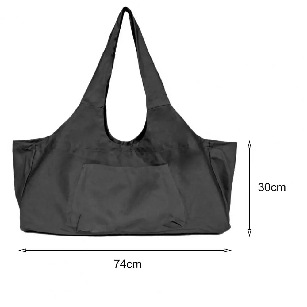 

Oversized Yoga Bag Training Bag Multifunctional Adjustable Pure Color One-Shoulder Luggage Bag for Storage Yoga Mat Packing Bag