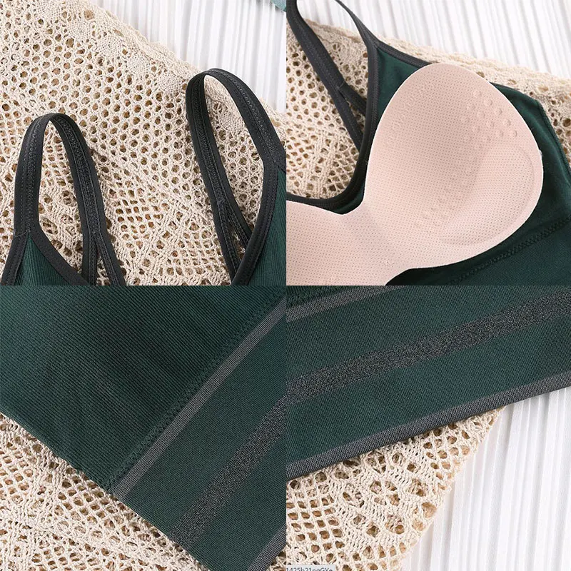 

Yoga Bra adjustable strap Breathable Sports push up Bra Shockproof Padded Sports Yoga Top Athletic Gym Running Fitness vest bra