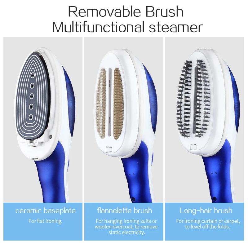 

Portable Steamer Household Small Steam Iron 15 Seconds Fast Heating Multi-function Steam Iron for Clothing Garment Steamer