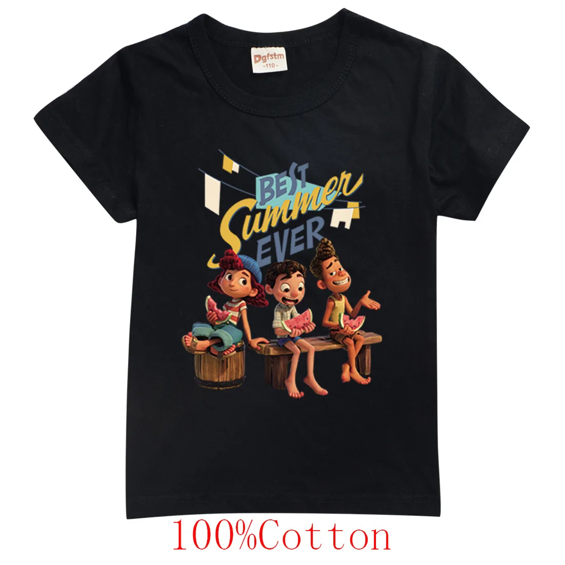 Новинка 2021 забавная летняя аниме одежда с мультяшным принтом Альберто т шрит