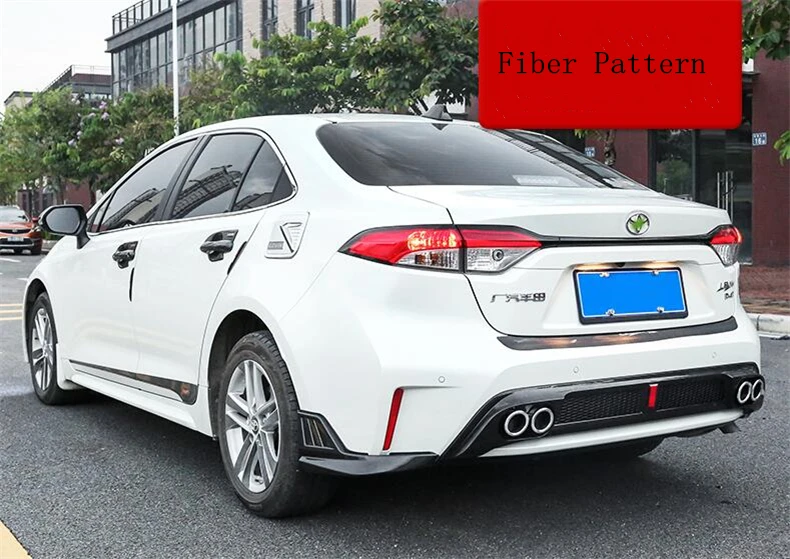 Задний диффузор для TOYOTA LEVIN ( COROLLA ) 2019 2020 2021 высококачественные автомобильные