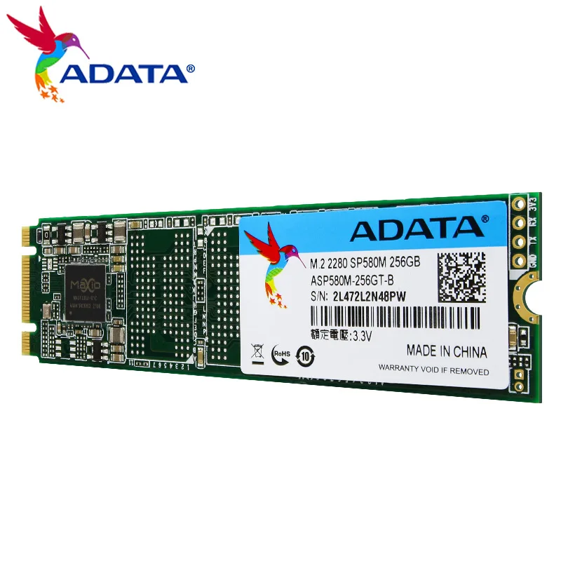ADATA SP580M M.2 2280 Твердотельный накопитель 256 ГБ 512 SATA III M2 внутренний жесткий диск 3D NAND