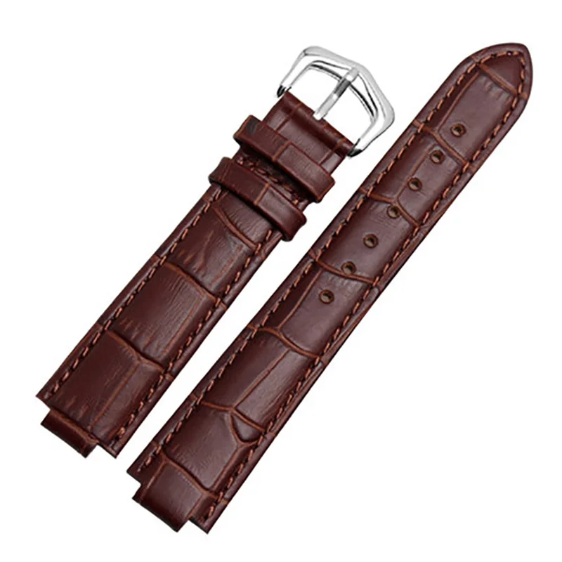 Ремешок из натуральной кожи для наручных часов выпуклый браслет с воздушными