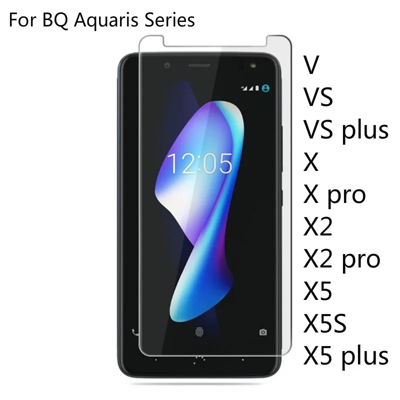 2 шт. чехол из закаленного стекла для BQ Aquaris V VS X5 Plus Защита экрана X X2 Pro X5S защитная