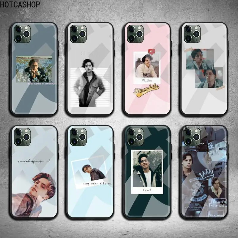 ТВ ривердэйл серия Cole Sprouse чехол для телефона стекло iPhone 12 pro max mini 11 Pro XR XS MAX 8X7 6S 6 Plus