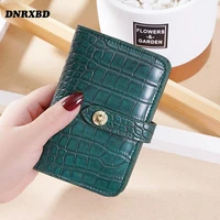 womens wallet new luxury clutch for girl crocodile print purse card holder fashion woman small zipper hasp wallet with coin bag
