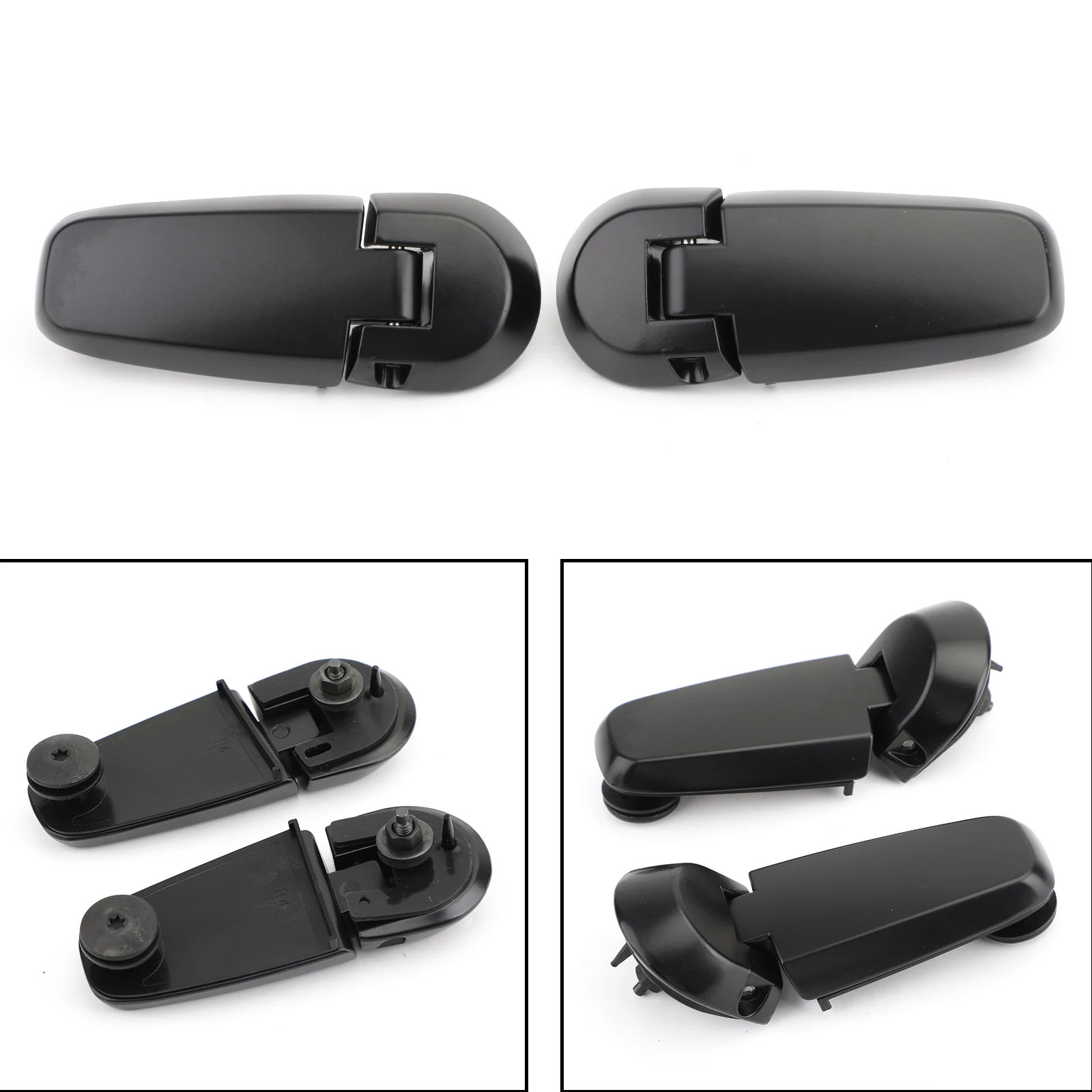 

Areyourshop Pair Rear Lift Gate Window Glass Hinges For Ford Explorer Mountaineer 2006-2010 6L2Z78420A69AA 6L2Z78420A68AA Car