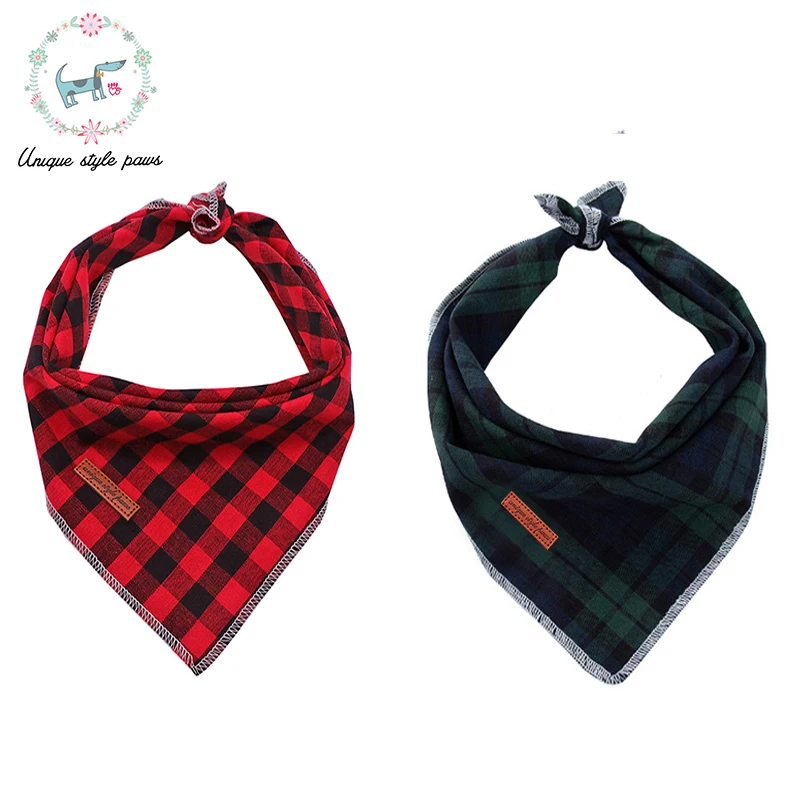 

Уникальный Стиль, искусственная кожа и кошка, маленький шарф-бандана, регулируемая бандана для собак, рождественские персонализированные т...