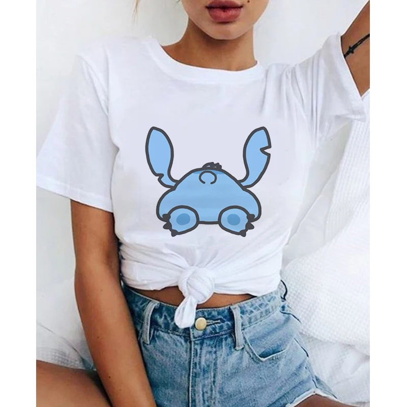 

Colorful crabs printed t shirt women 90s Graphic T-shirt Harajuku Tops Tee Cute Short Sleeve animal tshirt Female Tshirts