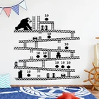 Геймерский контроллер видео настенный игровой стикер виниловые художественные Декоративные наклейки для дома для детской комнаты мальчиков спальни детская мультяшная роспись A865