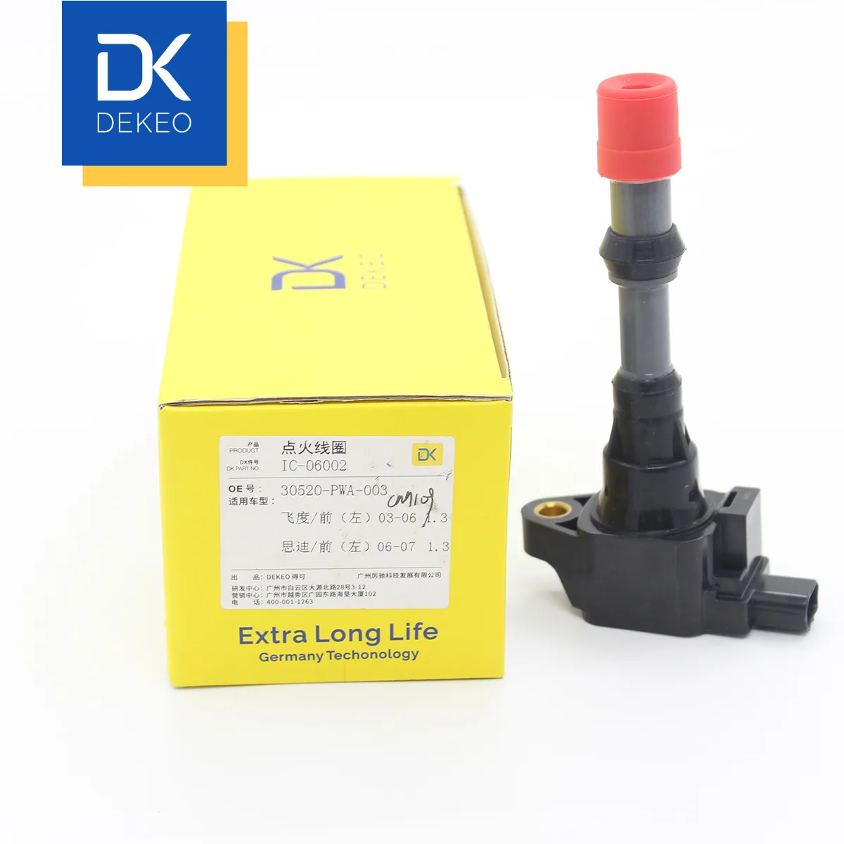 Катушки зажигания DEKEO для HONDA Civic 7 8 Jazz 2 3 Fit GD City EVERUS S1 CM11109 30520PWA003 DQ9010|Катушка