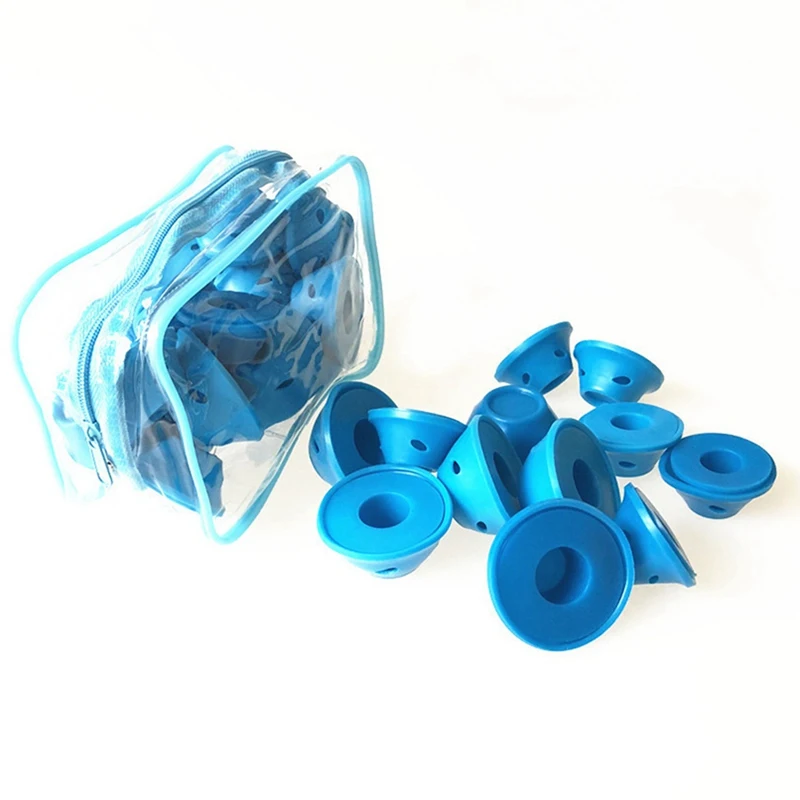 BL1 20PCS 20/30/40 Pcs/set Soft Rubber Magic Hair Care Rollers Silicone Mushroom Hair Curler No Heat No Clip Hair Curling Styling DIY Tool - Цвет: BL1 20PCS