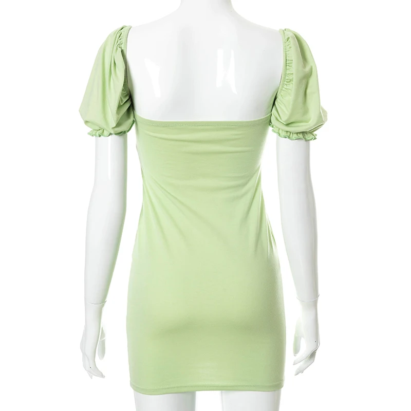 

Bomblook Casual Sweet Bodycon Summer Women's Dress 2021 Clothing Solid Off Shoulder Backless Mixi Dress Female Sexy Streetwears