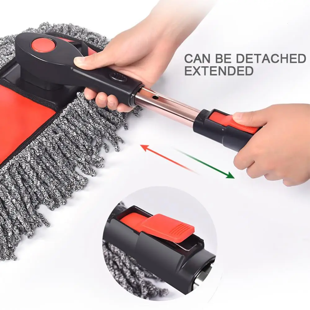 

Car Wash Brush Adjustable Long Handle Cleaning Tools Cleaning Wash Mop Rotatable Brush Car Accessories