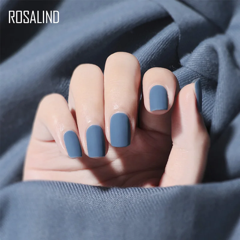 Гель лак ROSALIND для ногтей отмачиваемый гибридные Лаки 8 мл матовый топ маникюра