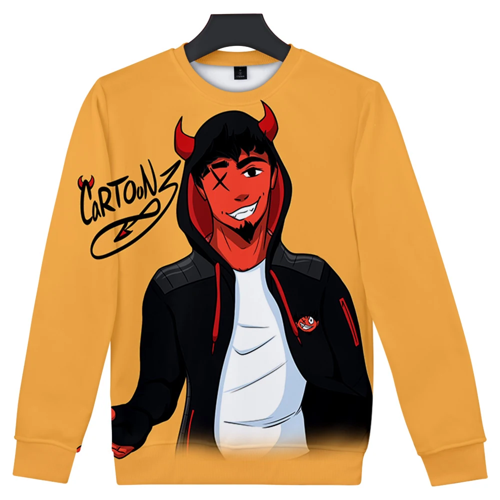

Cartoonz толстовка с круглым вырезом на шее с 3D принты для женщин/Мужская модная одежда с длинным рукавом кофты Лидер продаж уличная одежда