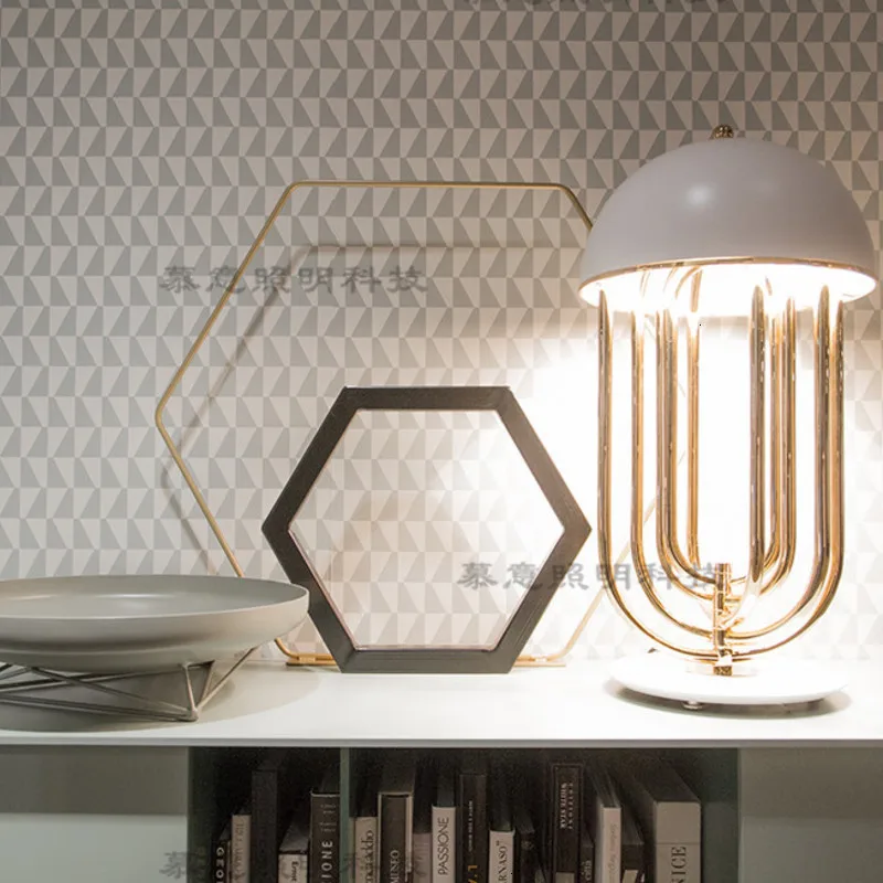 Современные новые черные светодиодные настольные лампы для спальни