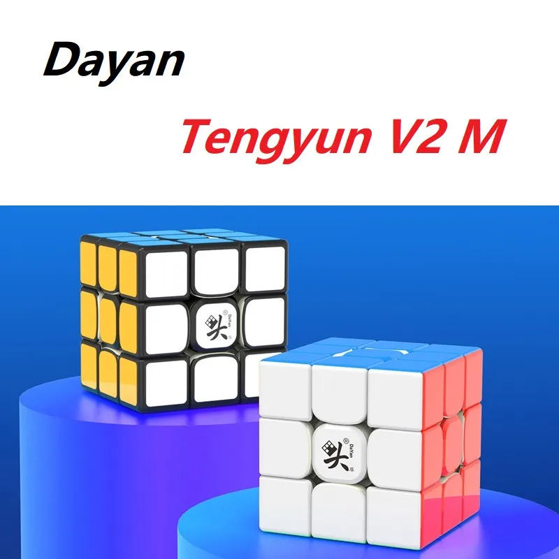 

Dayan TengYun V2 M 3x3x3 Magnetic magic cube 2x2x2 cube V2M Professional Puzzles 3x3x3 Speed cube Magnetic Game cube Toys