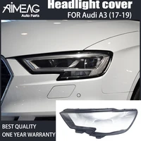 made for audi a3 201720182019 years car headlight lens glass mask cover lampshade bright shell transparent housing pvc