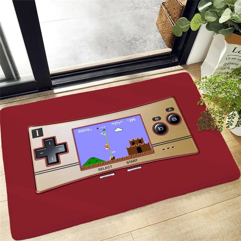 

40*60cm Anti-slip doormat Kitchen Bathroom Mat Pad Flannel bath Floor mats 3D Carpets for Home Decoration