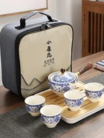 teaware chinese tea set tea infusers for loose tea gong fu tea sets portable teapot set with 360 rotation tea maker and infus