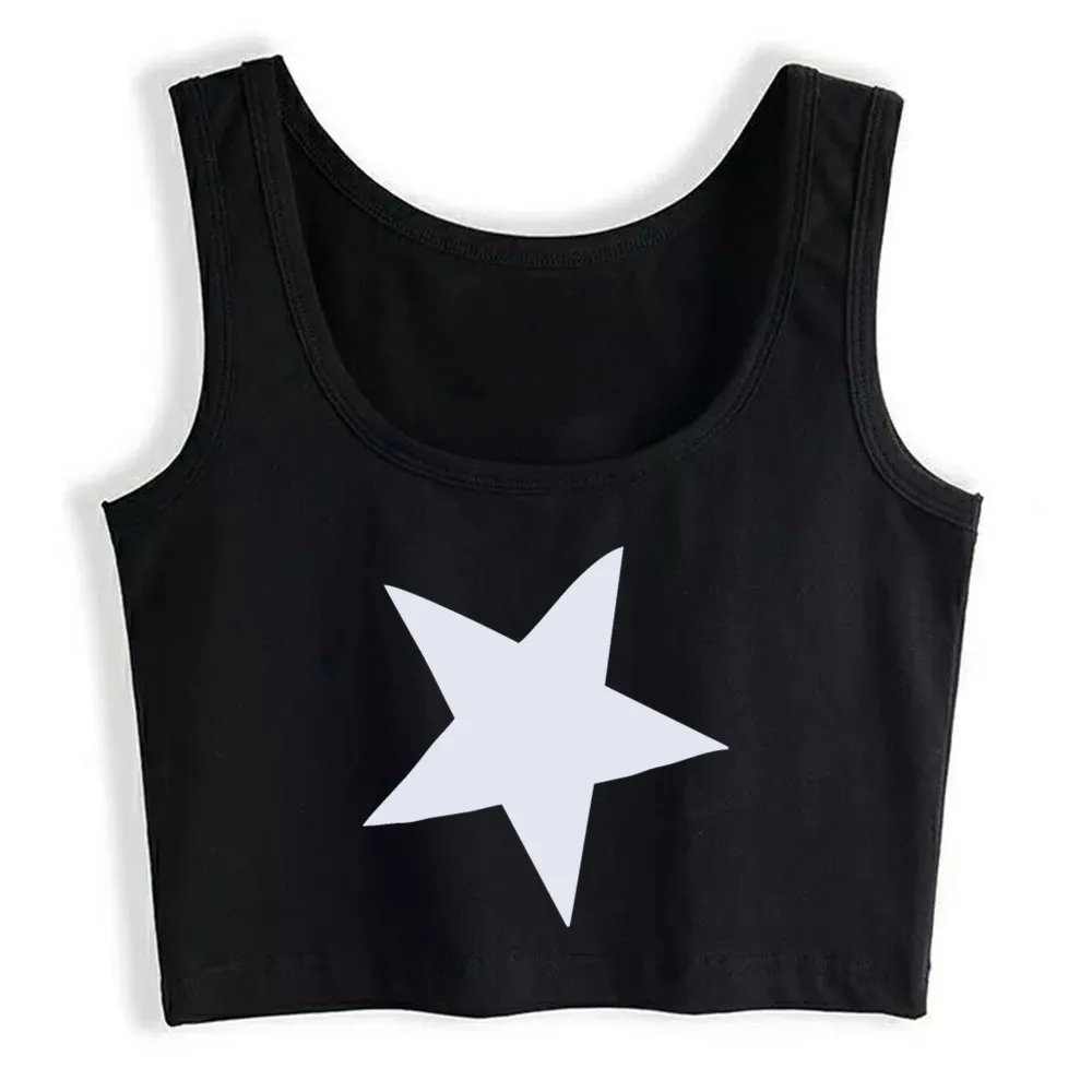 

Crop Top Women Fashion Men Harajuku Tank Top Women Print Women Clothes