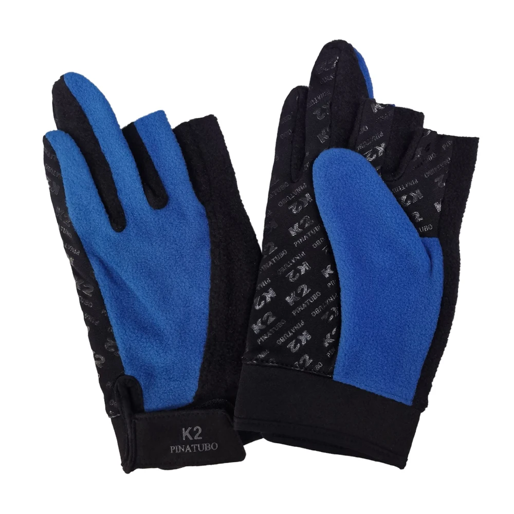 Зимние рыболовные перчатки BASSKING с открытыми пальцами Нескользящие гелевые