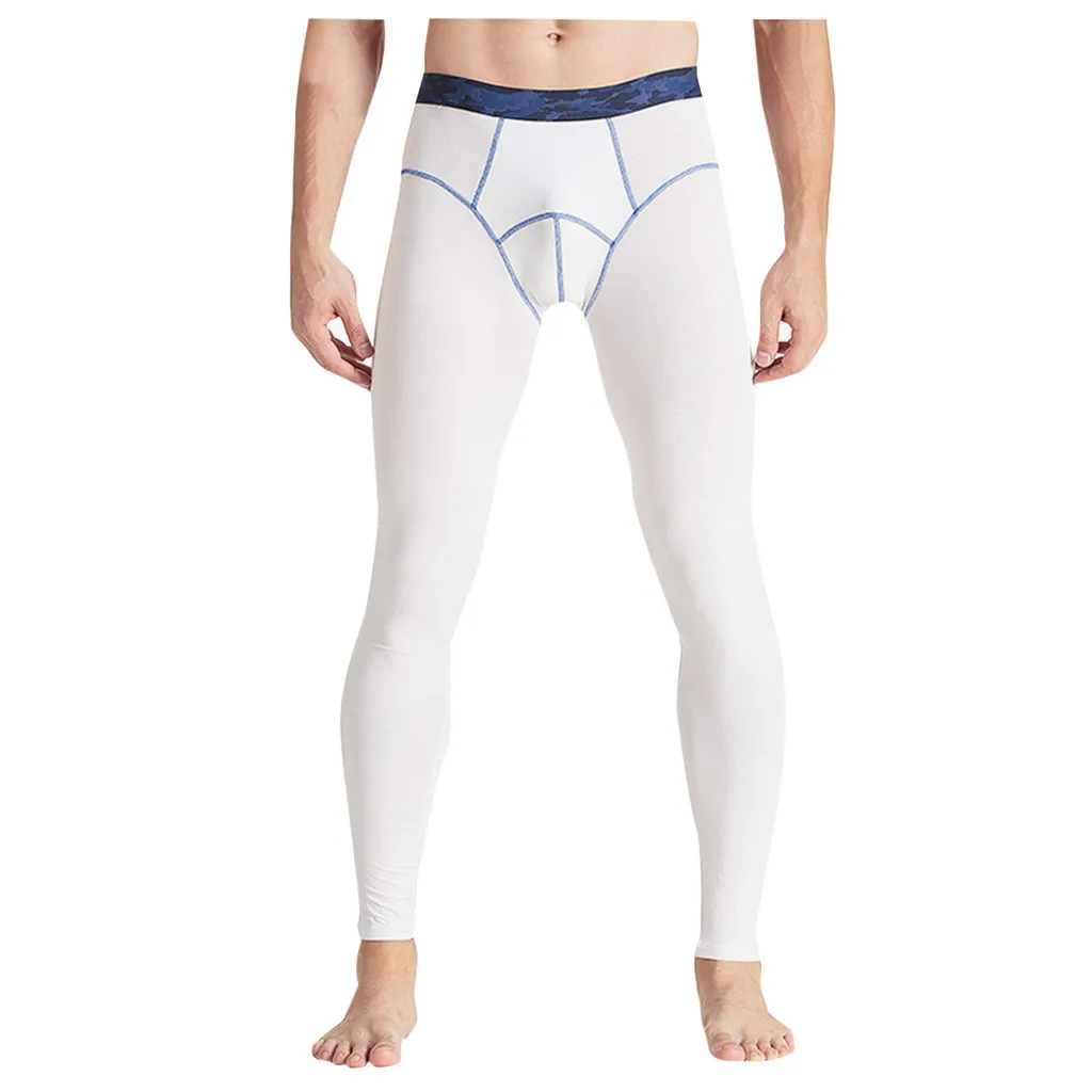 Брюки размера плюс мужские сексуальные Стрейчевые дышащие термо разделительные