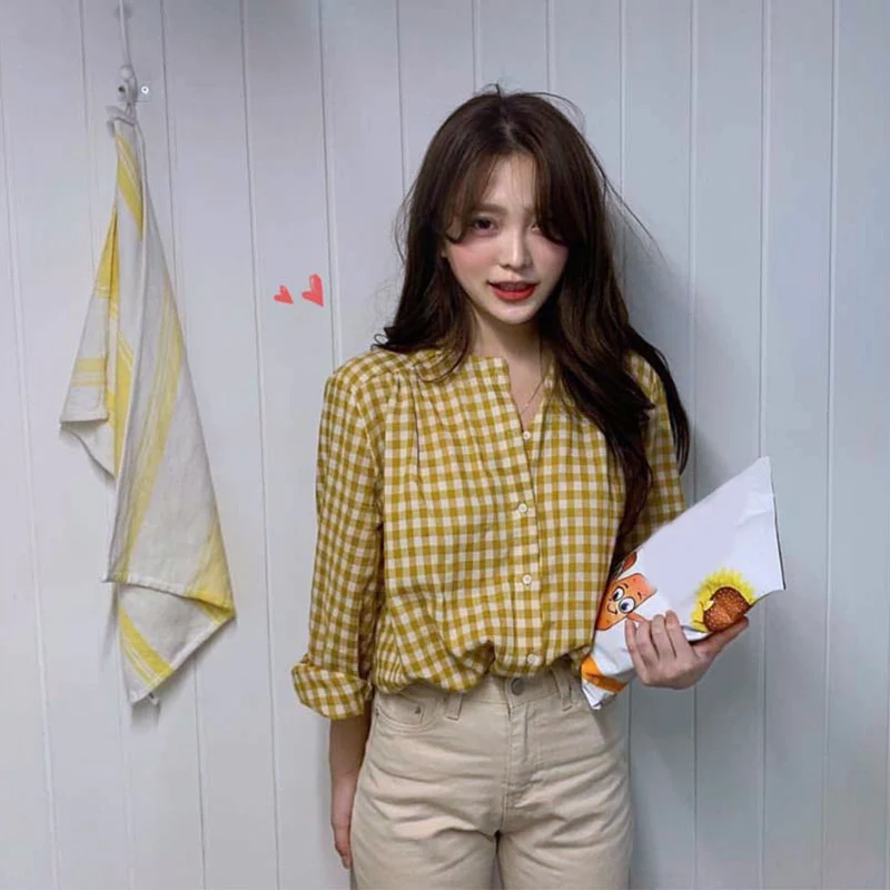 

ROPALIA Casual Women Lady Long Sleeve Bowknot Blouse Loose Tops Button Down Shirts